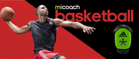 Adidas miCoach Basketball featuring SPEED_CELL connectivity for iPhone and iPad
