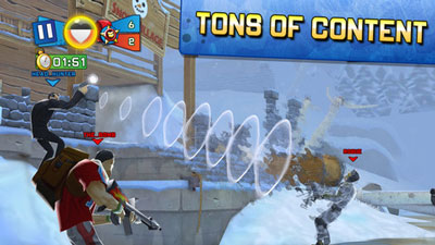 The Respawnables lighthearted cartoon shooter