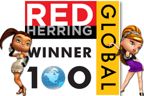 Winner of Red Herring Global Top 100 award